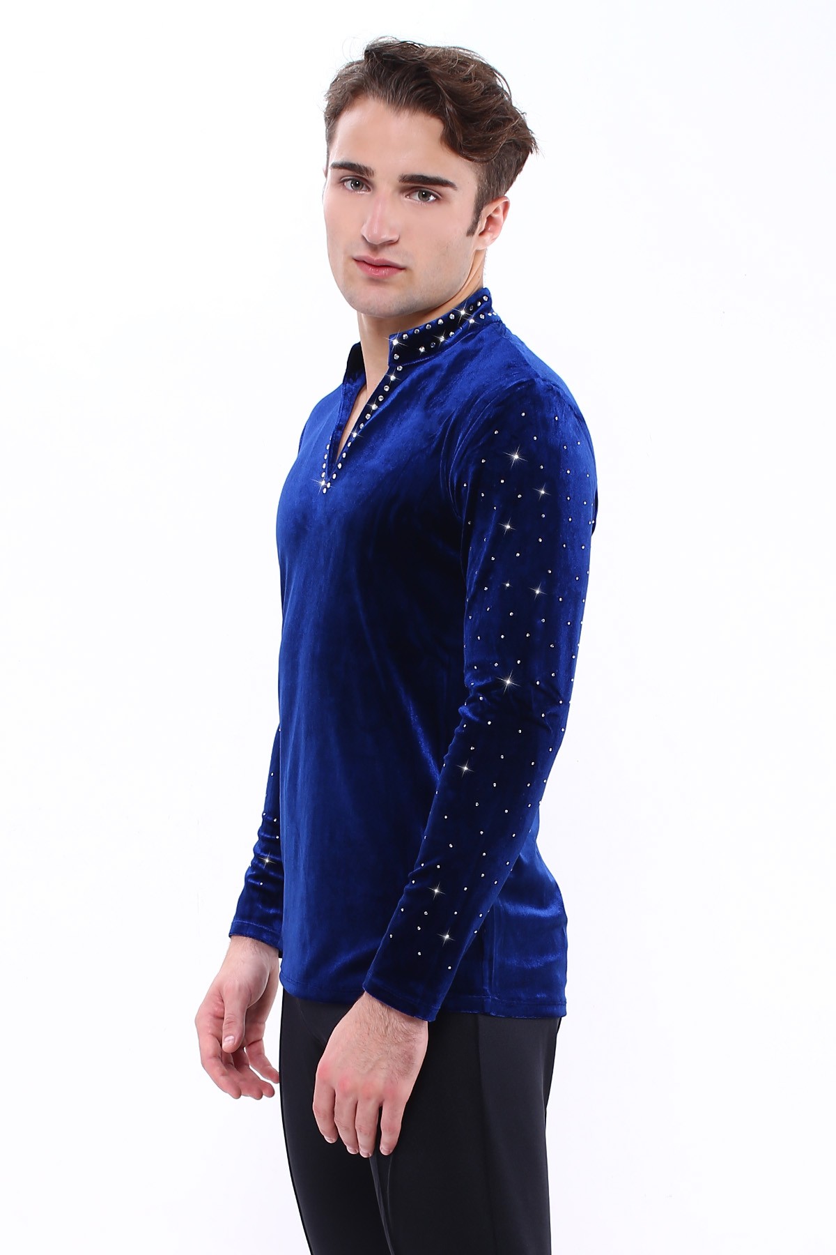 Trendy Pro XAMAS Ryan Skating Top - Navy Glitter