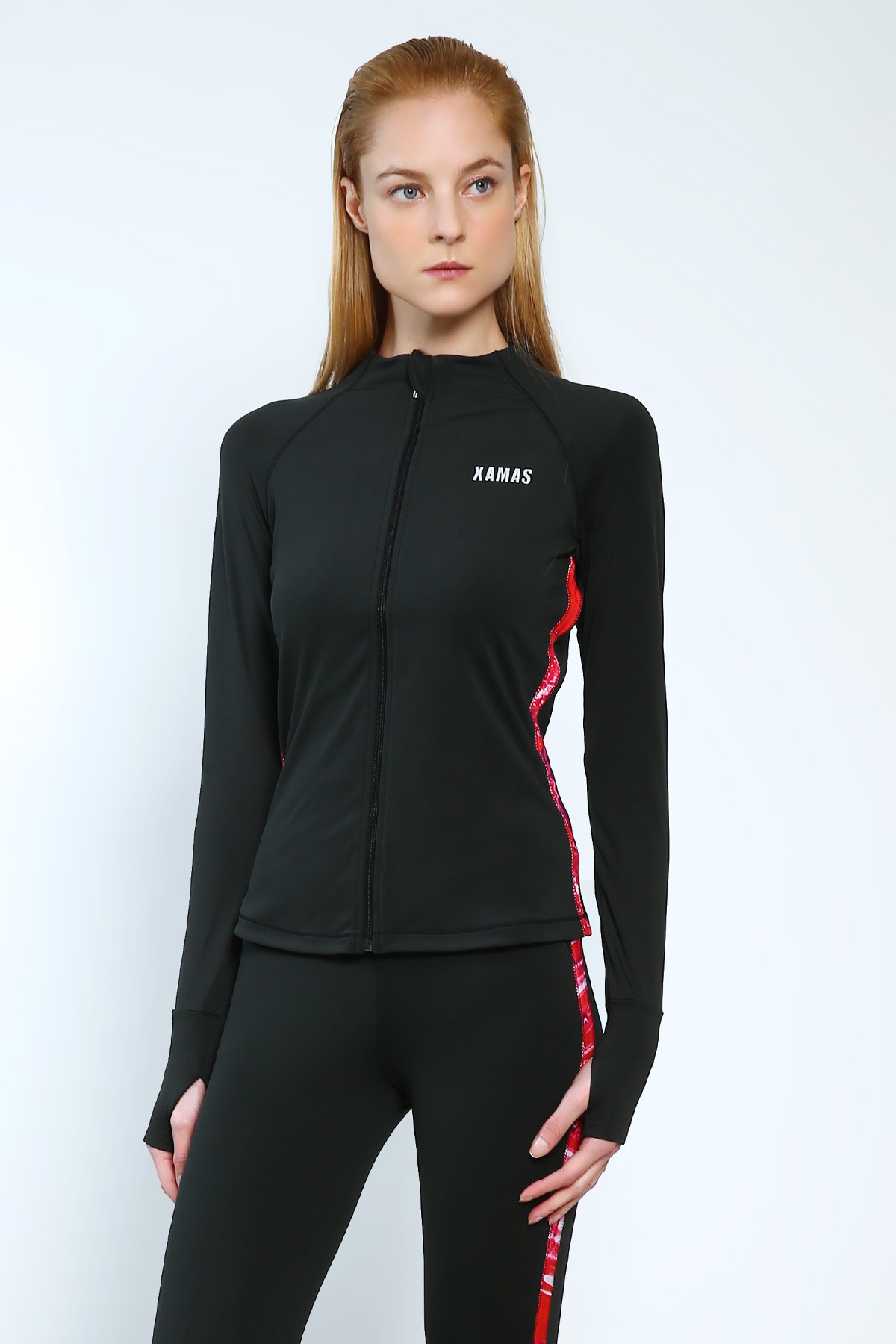Trendy Pro XAMAS Red Agate Skater Jacket - Black