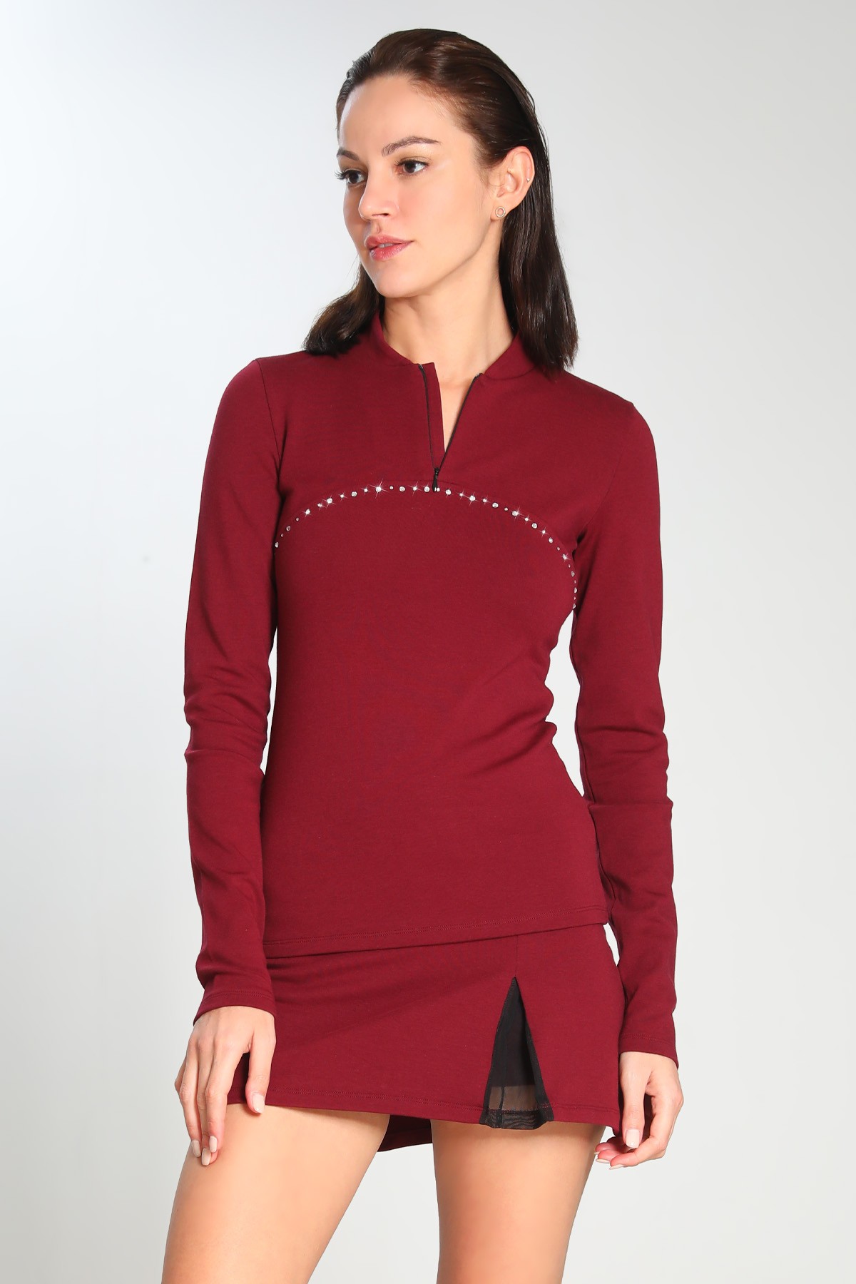 XAMAS Sapphire Trendy Training Top - Cotton Touch, Soft, Brushed