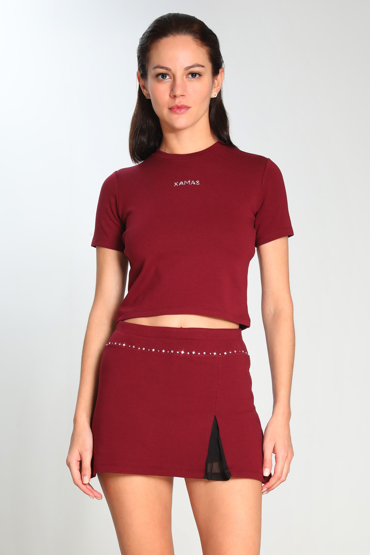 Trendy Pro XAMAS Crystal Crop Top