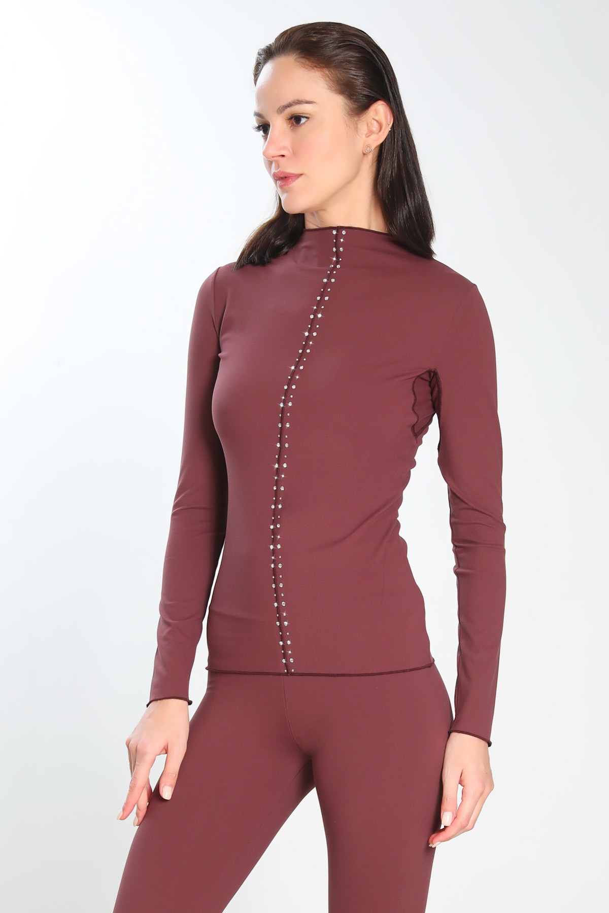 Premium Pro Step Up Crystal Long Sleeves Top