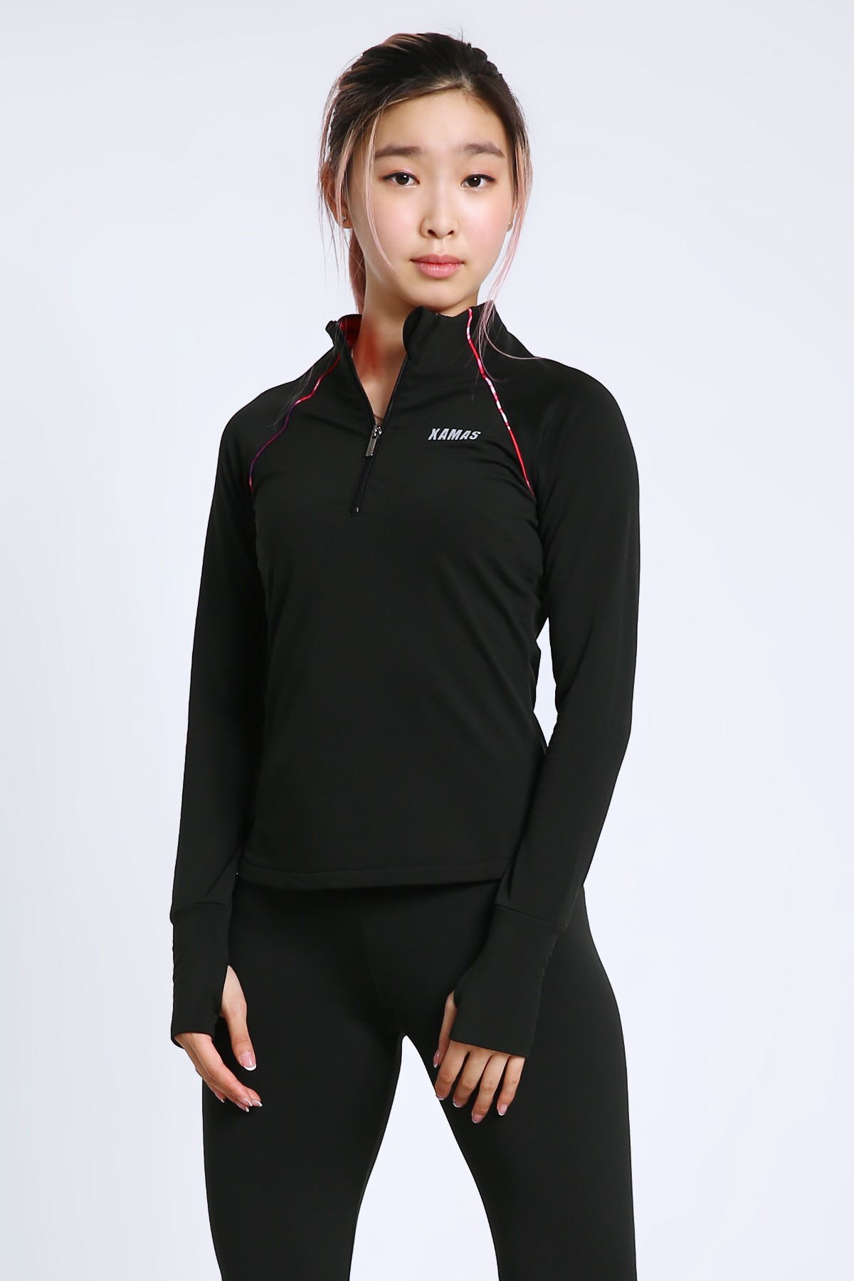 Trendy Pro XAMAS Red Agate Half Zip Pullover