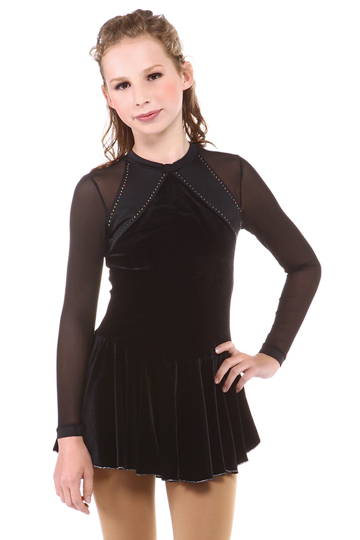 Trendy Pro Anouk Figure Skating Dress - Black