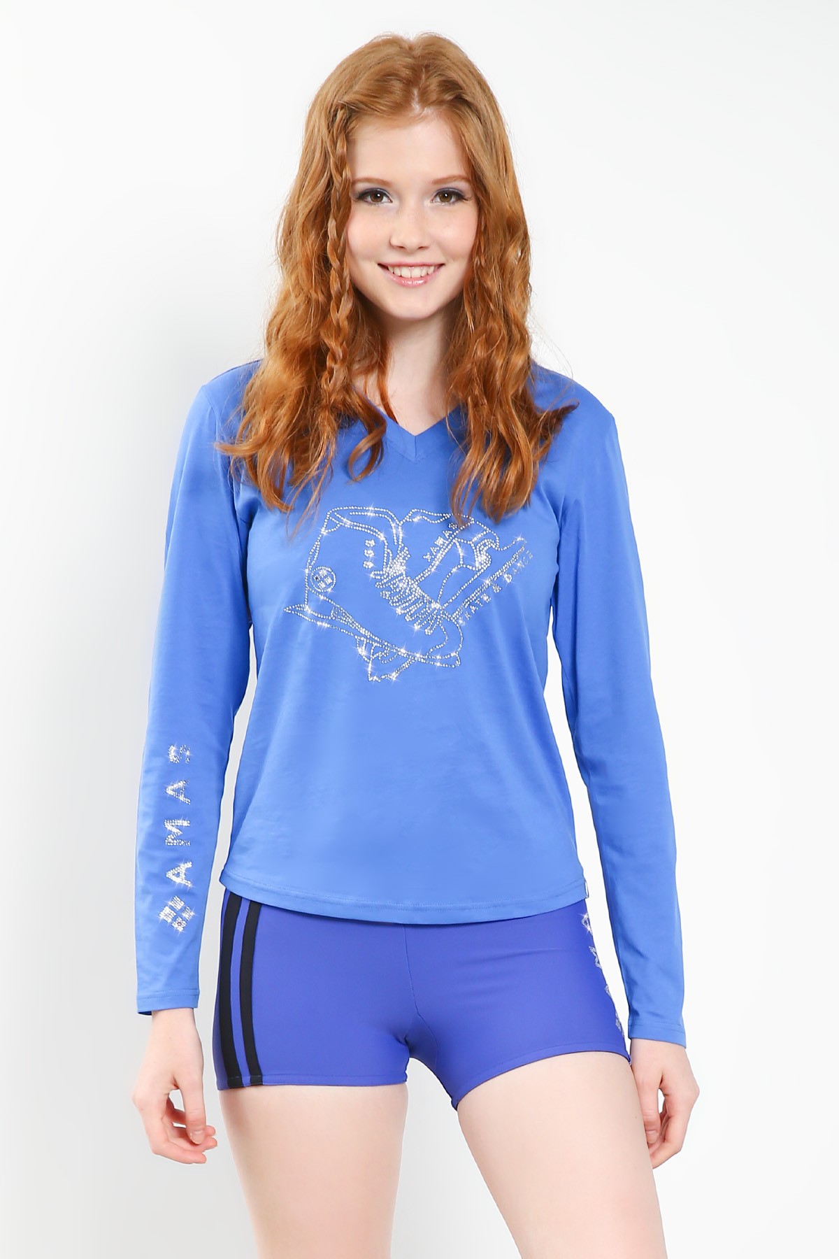 Classic XAMAS Skates Motif Long Sleeves Tee